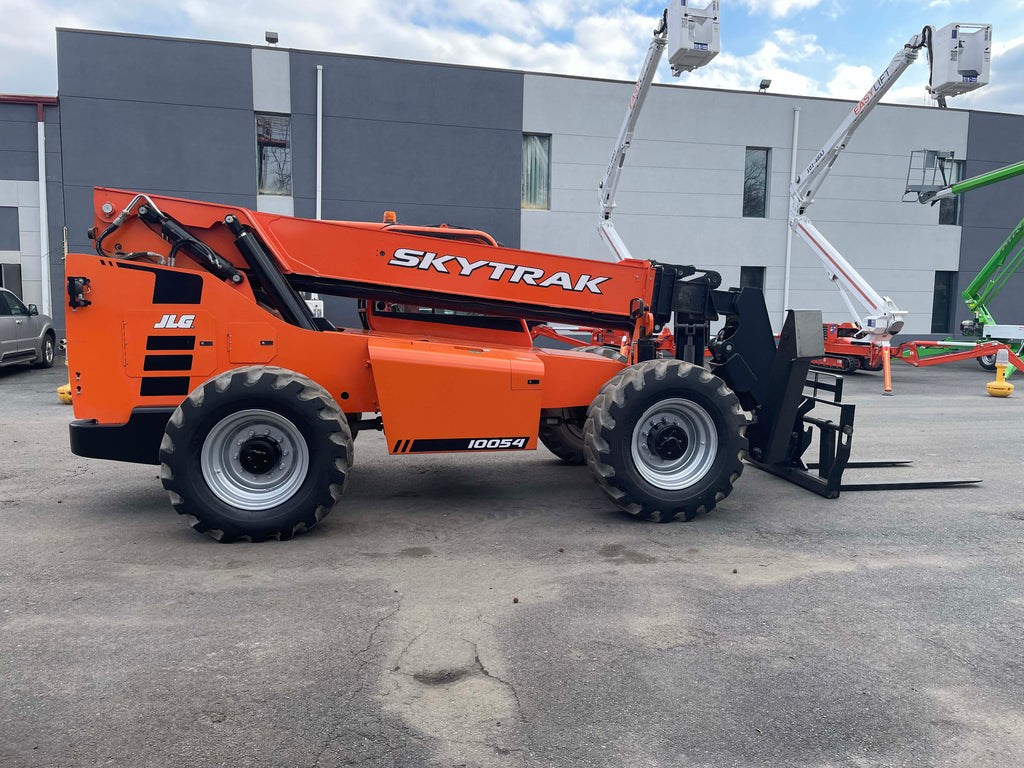100k Telehandler 2017 SKYTRAK 10054 10000 LB DIESEL TELESCOPIC FORKLIFT TELEHANDLER PNE ...