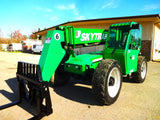 2012 SKYTRAK 6042 6000 LB DIESEL TELESCOPIC FORKLIFT TELEHANDLER ENCLOSED HEATED CAB PNEUMATIC 4WD STOCK 3981 HOURS # BF9523219-BUF - United Lift Equipment LLC