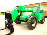 2014 SKYTRAK 6042 6000 LB DIESEL TELESCOPIC FORKLIFT TELEHANDLER ENCLOSED HEATED CAB PNEUMATIC 4WD STOCK 2504 HOURS # BF9568179-BUF - United Lift Equipment LLC