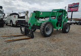 2013 SKYTRAK 8042 8000 LB DIESEL TELESCOPIC FORKLIFT TELEHANDLER PNEUMATIC OPEN CAB 4WD 2177 HOURS STOCK # BF9529179-EBOK - United Lift Equipment LLC