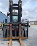 2016 TOYOTA THD3600-24 36000 LB DIESEL FORKLIFT DUAL DRIVE PNEUMATIC 161/180" 2 STAGE MAST SIDE SHIFTING FORK POSITIONER ENCLOSED CAB 3580 HOURS STOCK # BF91519119-CONNC - United Lift Equipment LLC