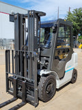 2022 NISSAN/UNICARRIER MP1F2A25LV 5000 LB LP GAS FORKLIFT SOLID PNEUMATIC TIRE 84/187" 3 STAGE MAST SIDE SHIFTER ENCLOSED CAB BRAND NEW STOCK # BF9429129-RIL - United Lift Equipment LLC