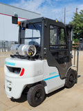2022 NISSAN/UNICARRIER MP1F2A25LV 5000 LB LP GAS FORKLIFT SOLID PNEUMATIC TIRE 84/187" 3 STAGE MAST SIDE SHIFTER ENCLOSED CAB BRAND NEW STOCK # BF9429129-RIL - United Lift Equipment LLC