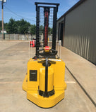 2006 YALE MSW040SEN24TV087 4000 LB ELECTRIC FORKLIFT WALKIE STACKER CUSHION 87/130" 2 STAGE MAST SIDE SHIFTER 3541 HOURS STOCK # BF950159-ARB - United Lift Equipment LLC