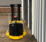 2018 YALE MSW040SFN24TE072 4000 LB ELECTRIC FORKLIFT WALKIE STACKER CUSHION 72/130" 2 STAGE MAST SIDE SHIFTER 3968 HOURS STOCK # BF126229-ARB - United Lift Equipment LLC